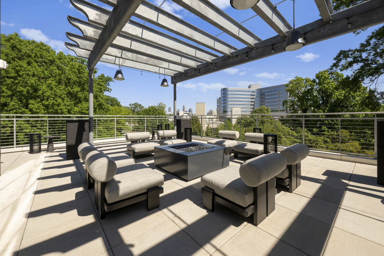 Roof deck at The Seventeen Hundred On East Apartments (2 of 2)