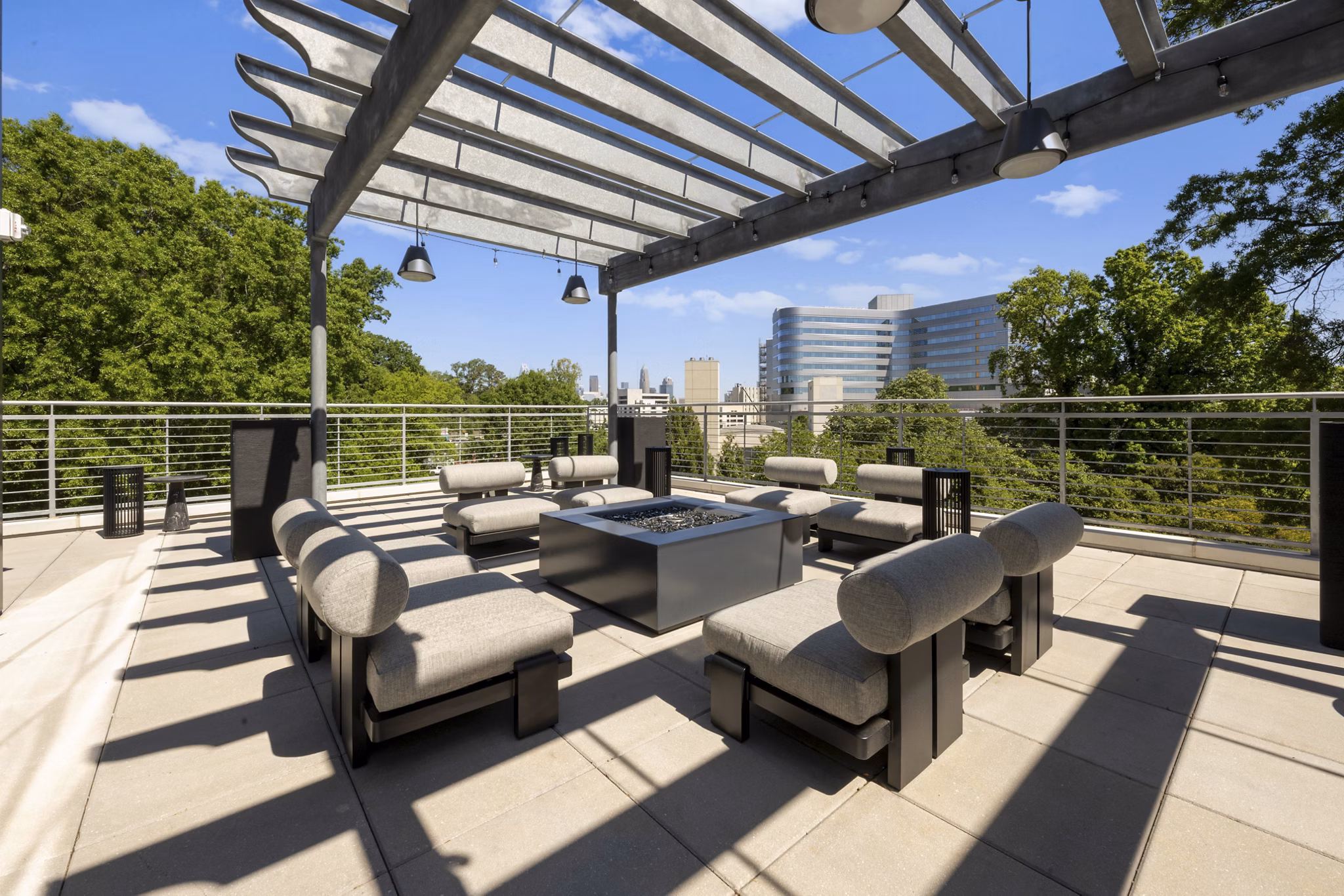 Patio at Seventeen Hundred Apartments