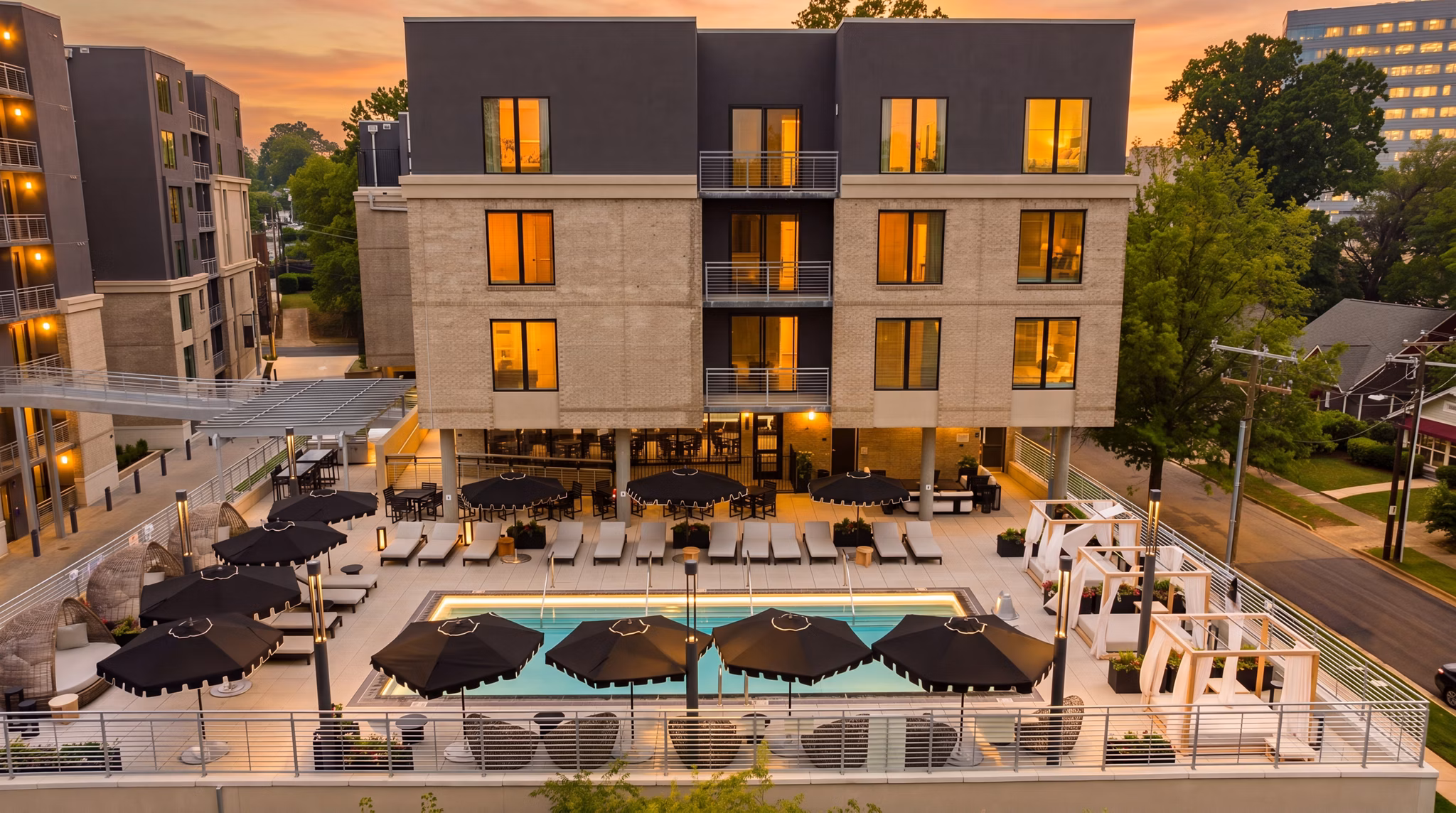 Pool at Seventeen Hundred Apartments
