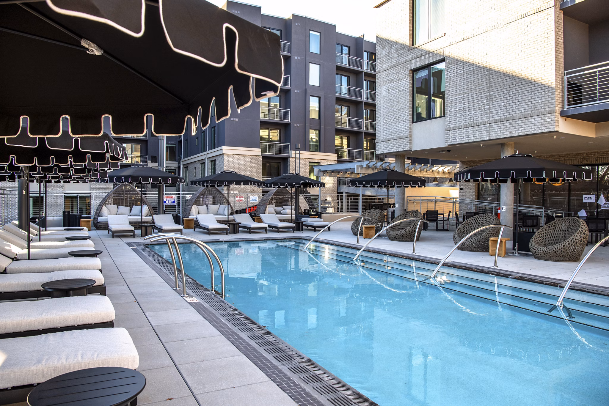 pool at The Seventeen Hundred on East Apartments