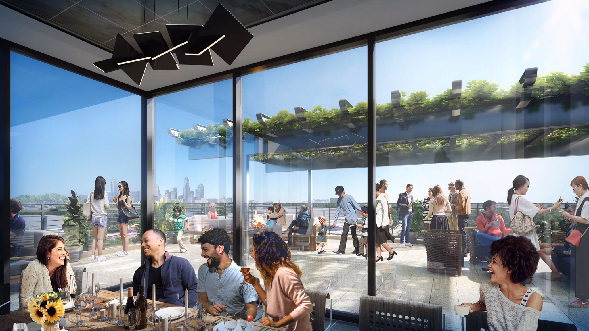rendering at The Seventeen Hundred Apartments 