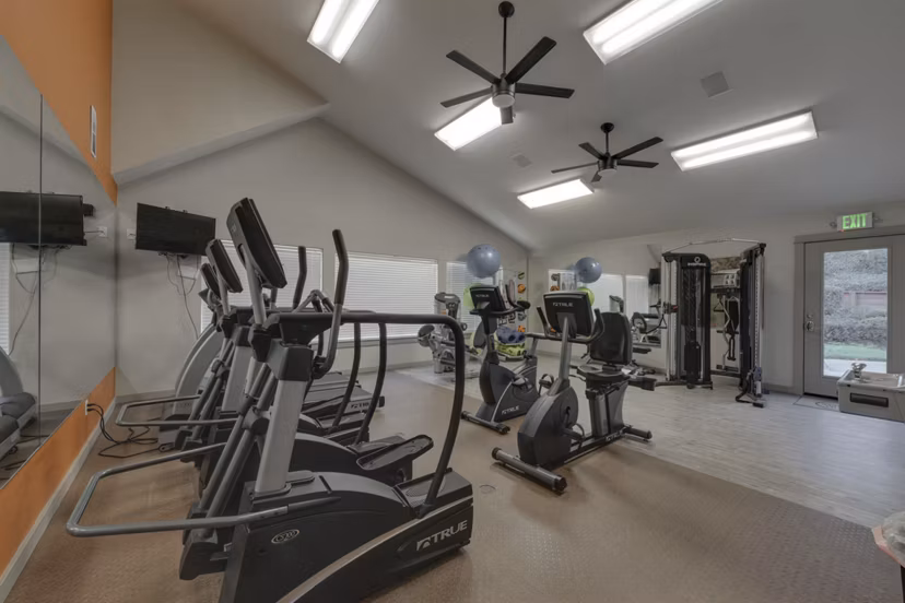 fitness center at Avana Powell Valley Apartments