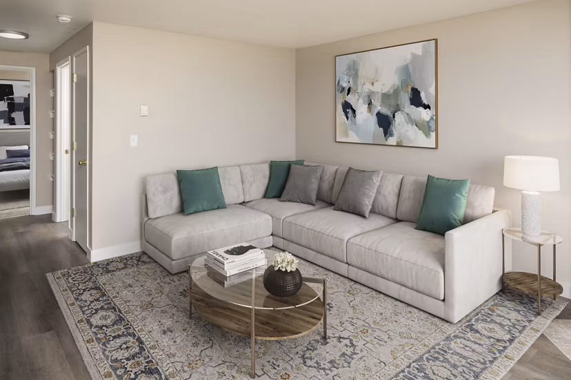 living room at Avana Powell Valley Apartments