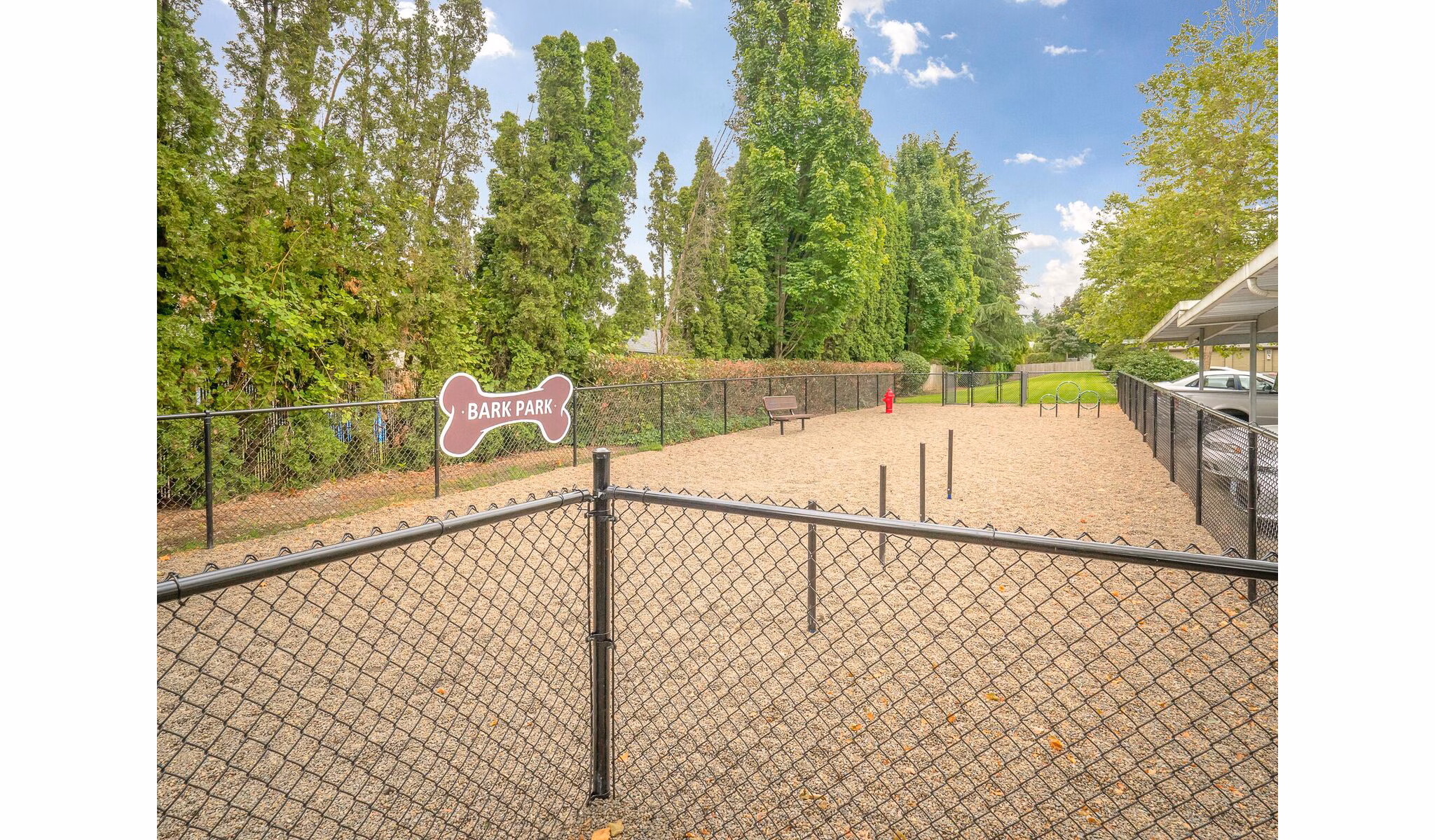 dog park at Avana Powell Valley Apartments