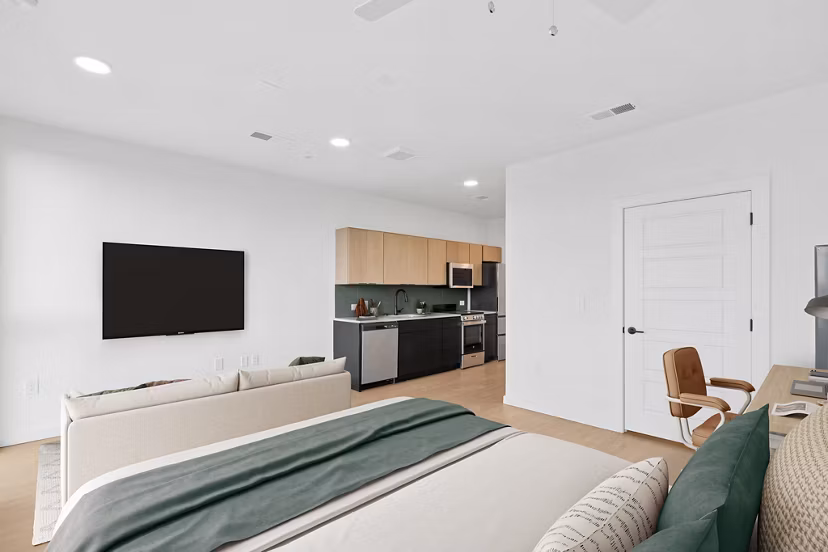 bedroom at Westerly House Apartments