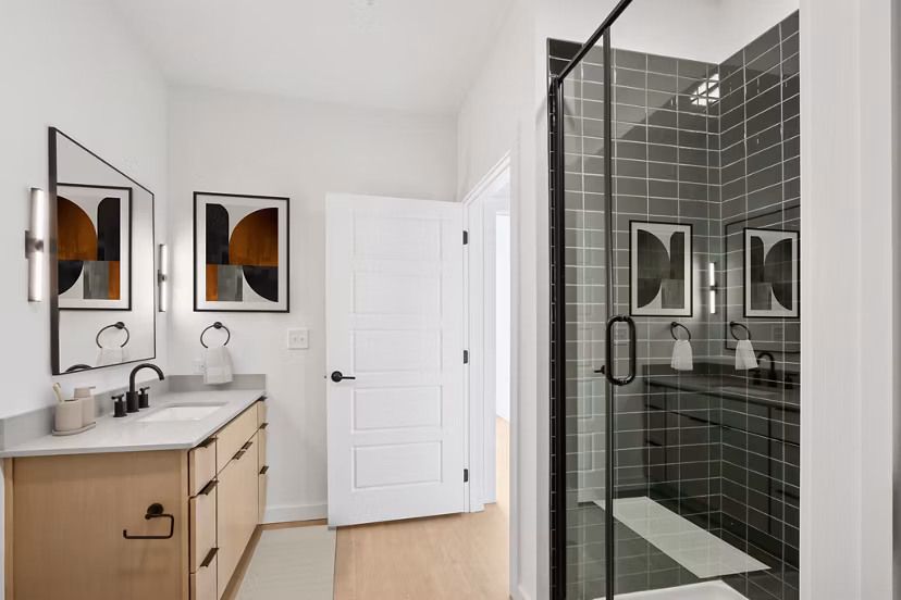bathroom at Westerly House Apartments