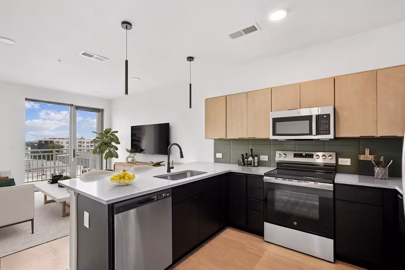 kitchen at Westerly House Apartments