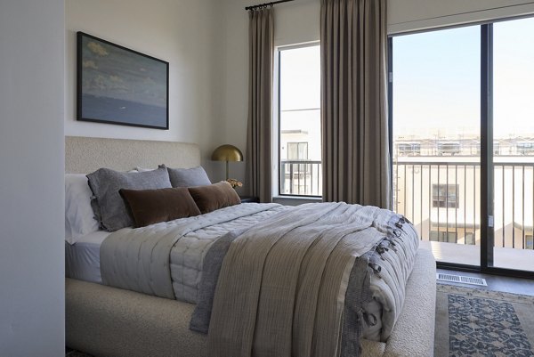 bedroom at 120 & 220 Bend Apartments