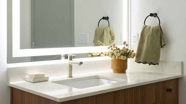 bathroom at 120 & 220 Bend Apartments