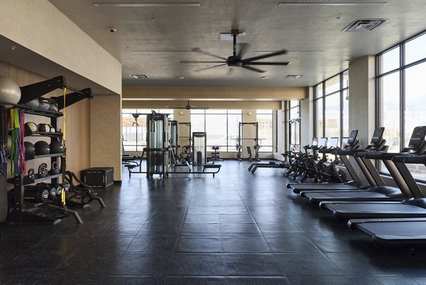 fitness center at 120 & 220 Bend Apartments