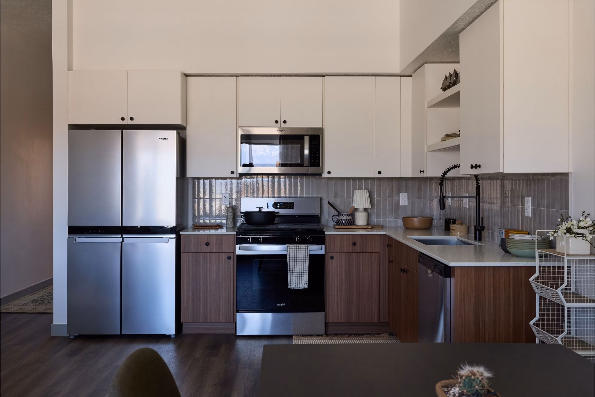 kitchen at 120 & 220 Bend Apartments 