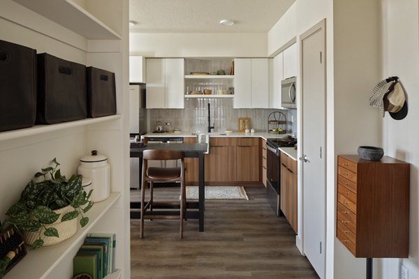 kitchen at 120 & 220 Bend Apartments 