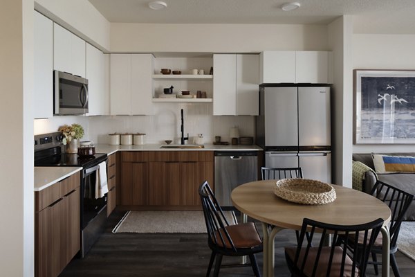 kitchen at 120 & 220 Bend Apartments 