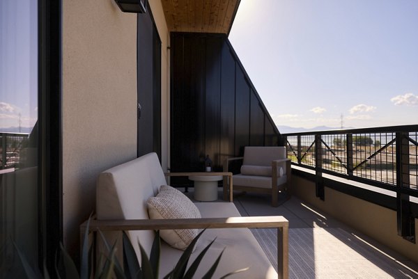 patio at 120 & 220 Bend Apartments