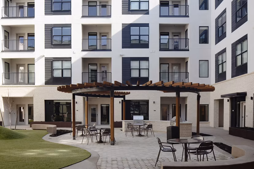 grill area at 120 & 220 Bend Apartments 