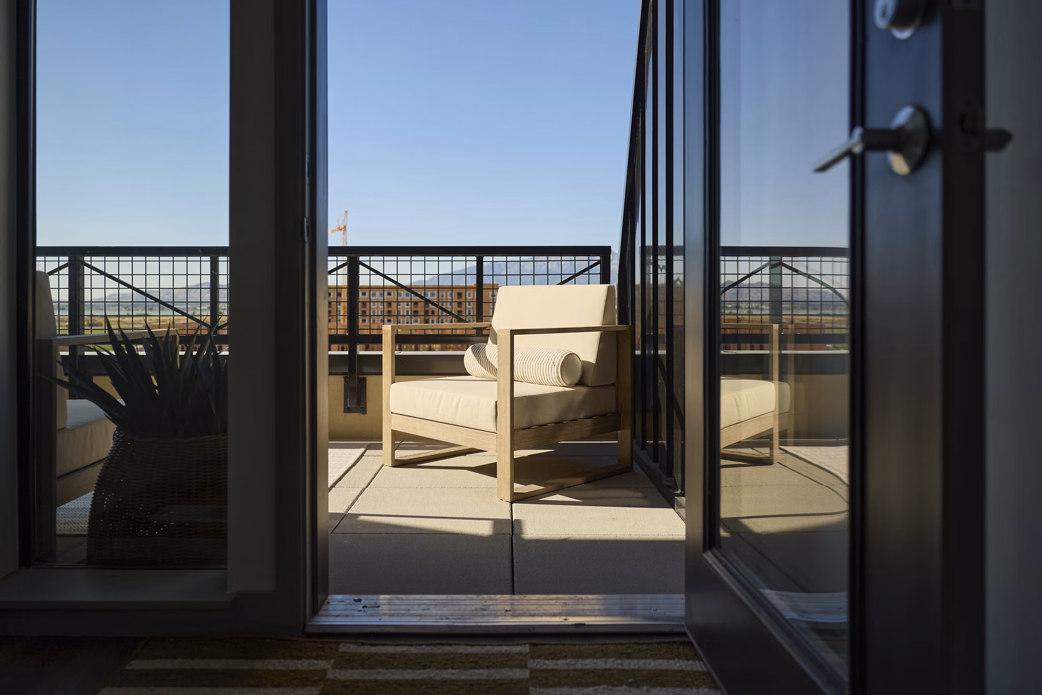patio at 120 & 220 Bend Apartments