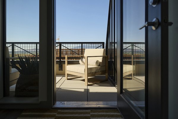patio at 120 & 220 Bend Apartments