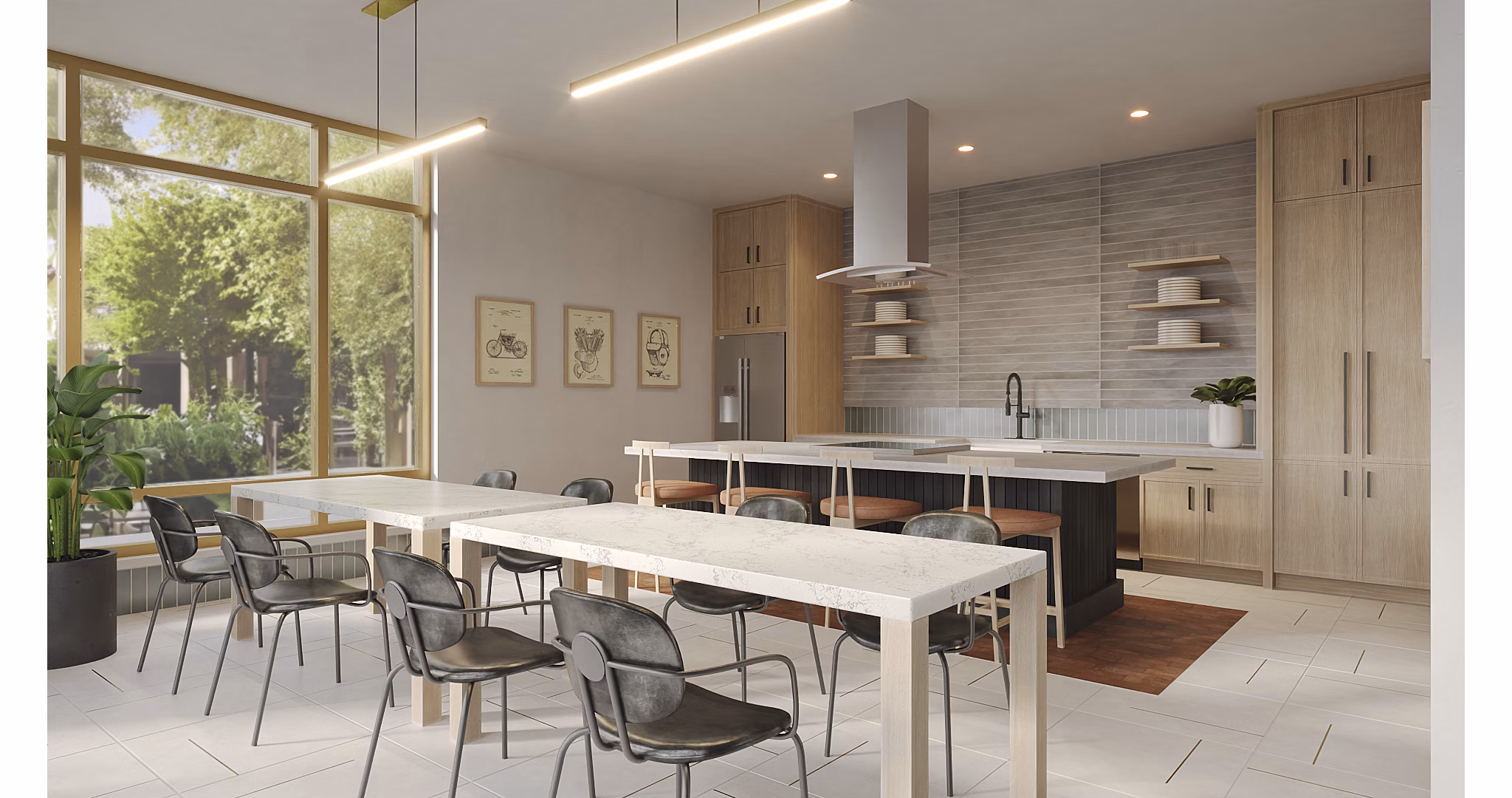rendering for 120 & 220 Bend Apartments