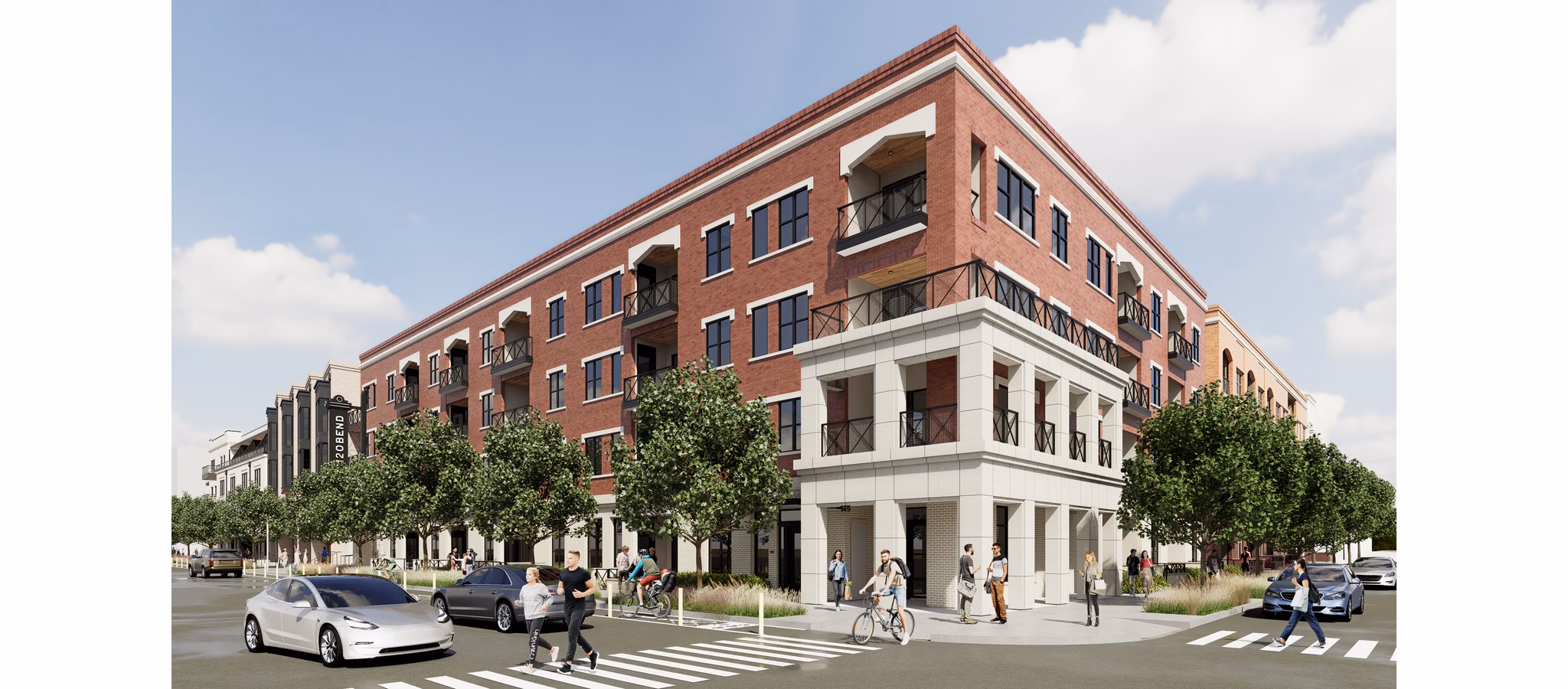 rendering at 120 & 220 Bend Apartments 
