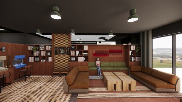 rendering for 120 & 220 Bend Apartments