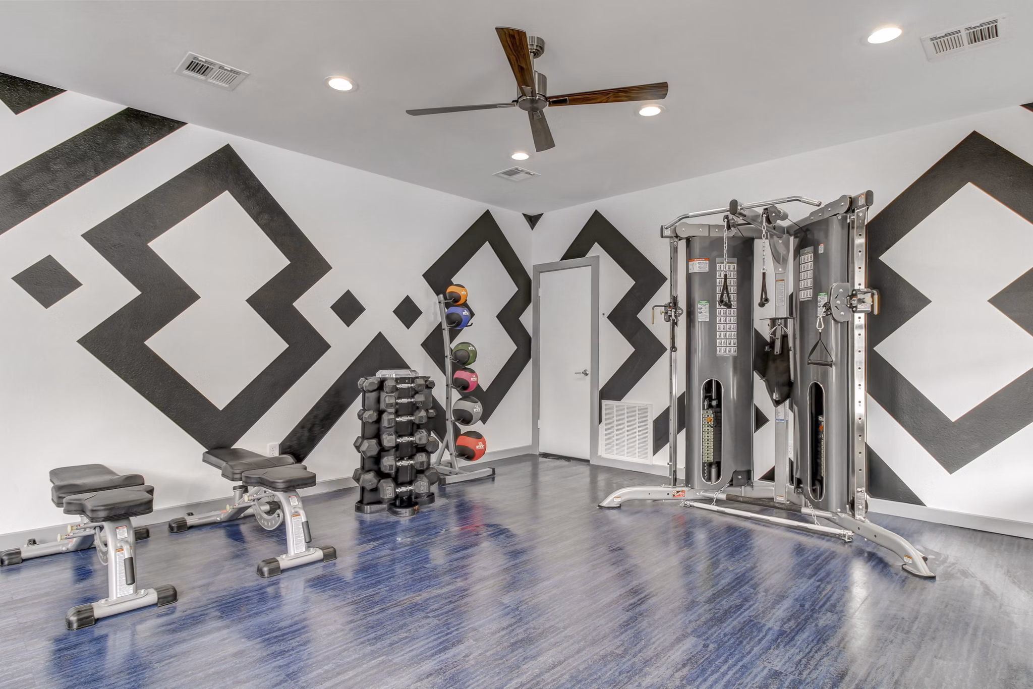 fitness center at NOAH Apartments Apartments