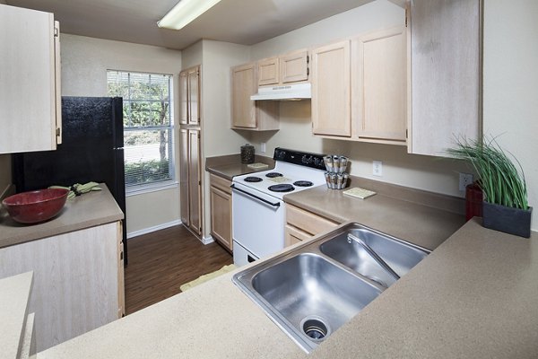 kitchen at NOAH Apartments Apartments