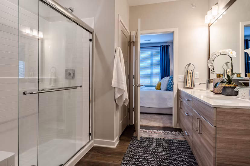 bathroom at Skye 750 Apartments