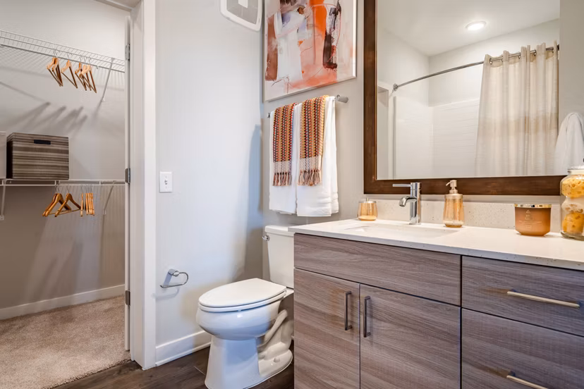 bathroom at Skye 750 Apartments
