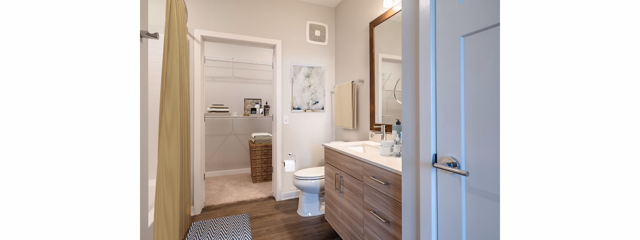 bathroom at Skye 750 Apartments