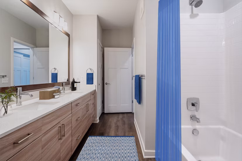 bathroom at Skye 750 Apartments