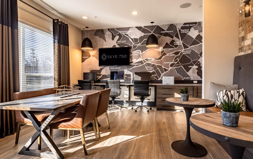 clubhouse at Skye 750 Apartments