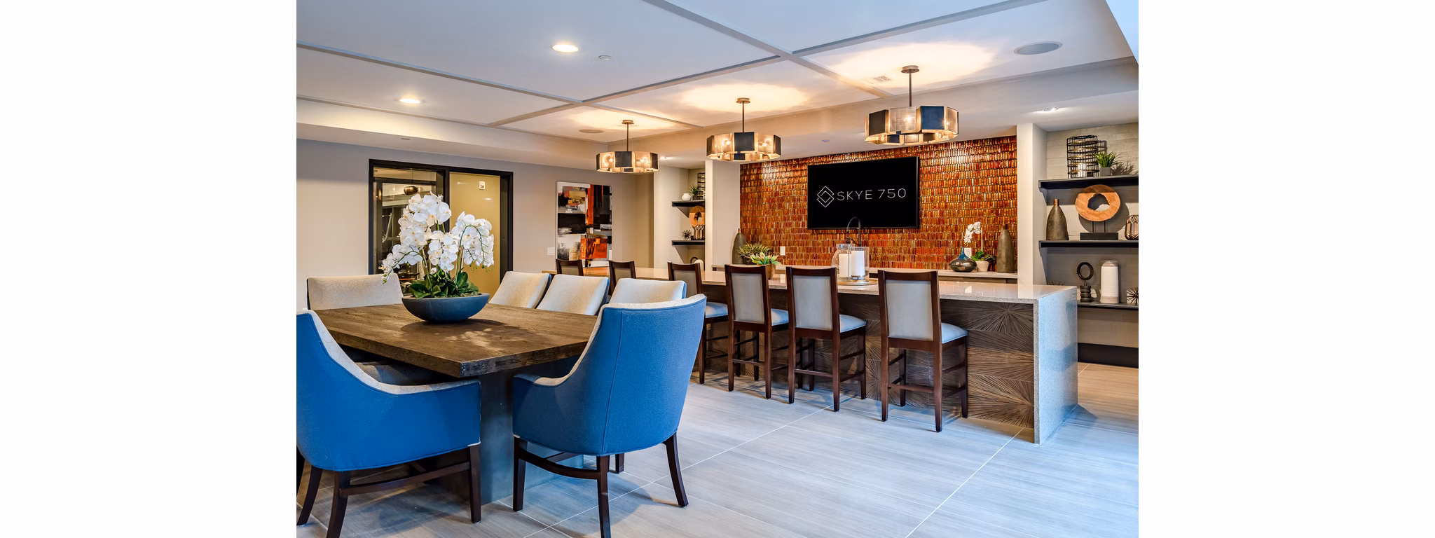 clubhouse at Skye 750 Apartments