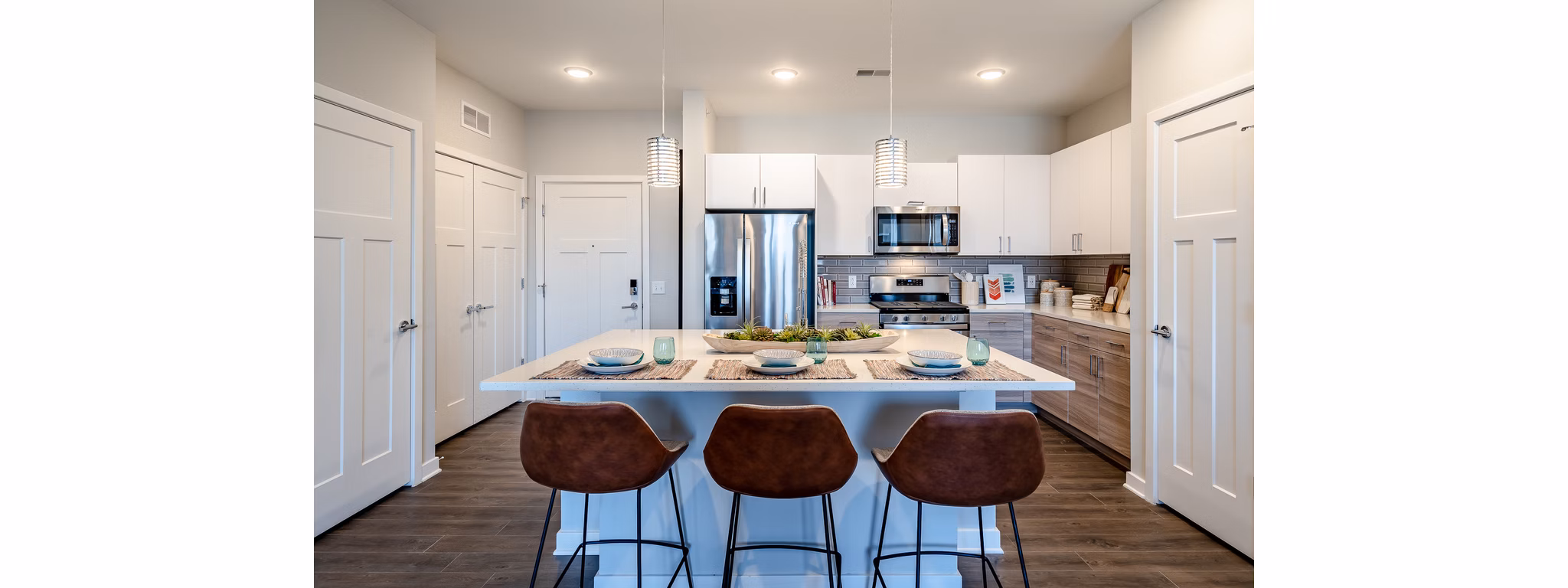 kitchen at Skye 750 Apartments