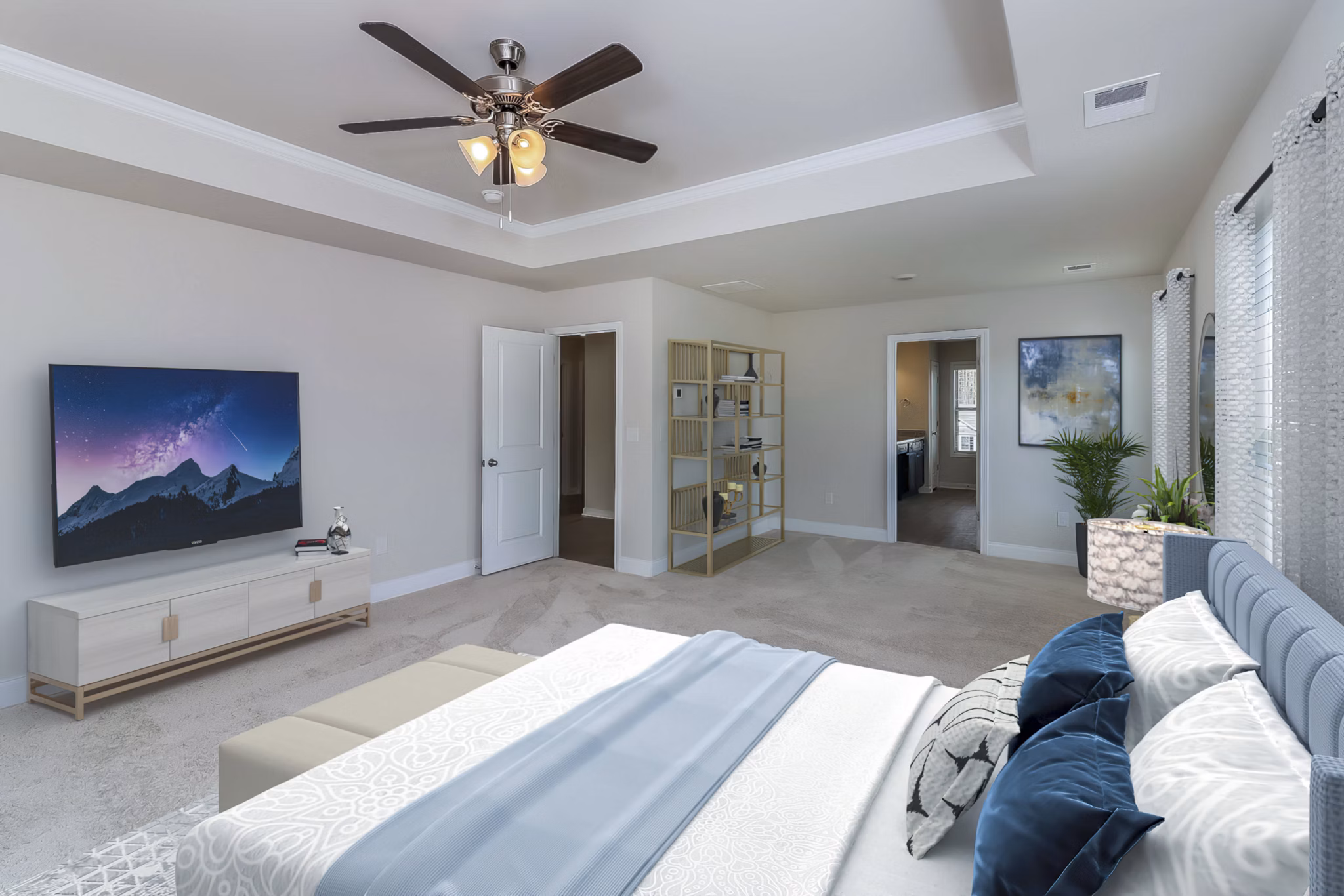 bedroom at Summerwell Cedarcrest Apartment Homes