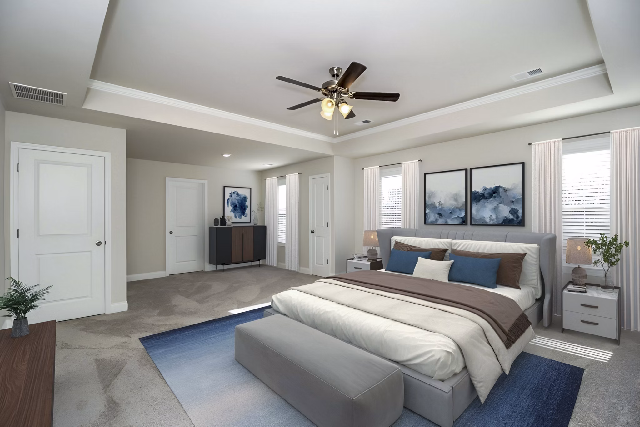 bedroom at Summerwell Cedarcrest Apartment Homes