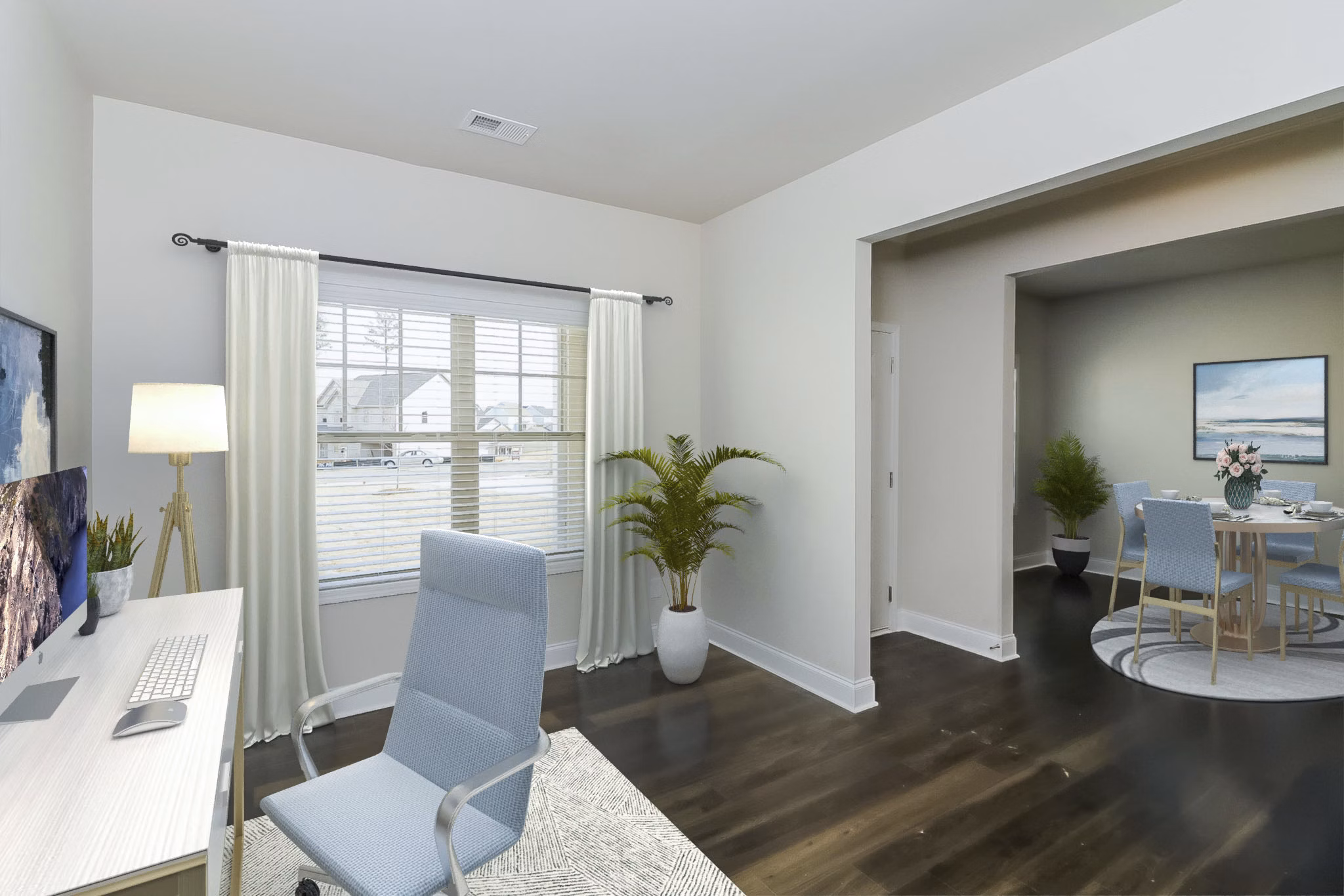 home office at Summerwell Cedarcrest Apartment Homes