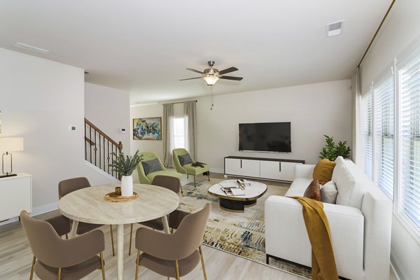 dining room at Summerwell Legacy Apartment Homes