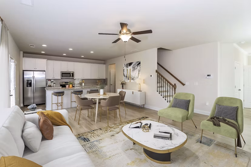 living room at Summerwell Legacy Apartment Homes