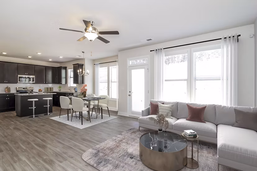 living room at Summerwell Legacy Apartment Homes