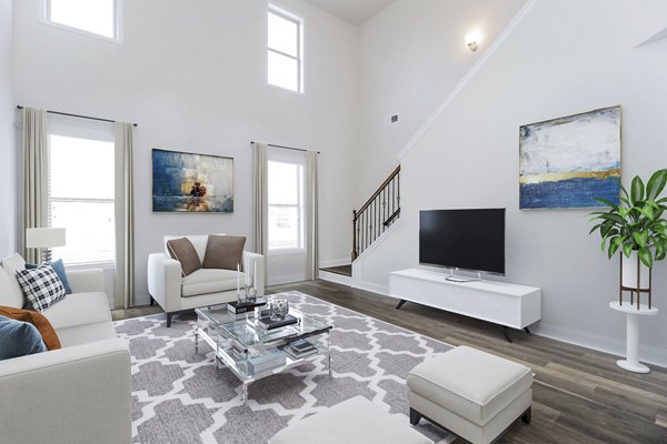 living room at Summerwell Legacy Apartment Homes