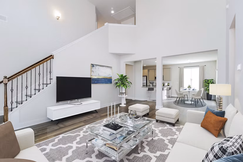 living room at Summerwell Legacy Apartment Homes