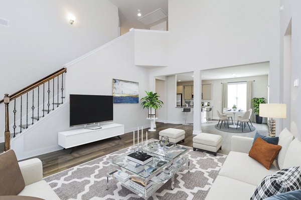 living room at Summerwell Legacy Apartment Homes