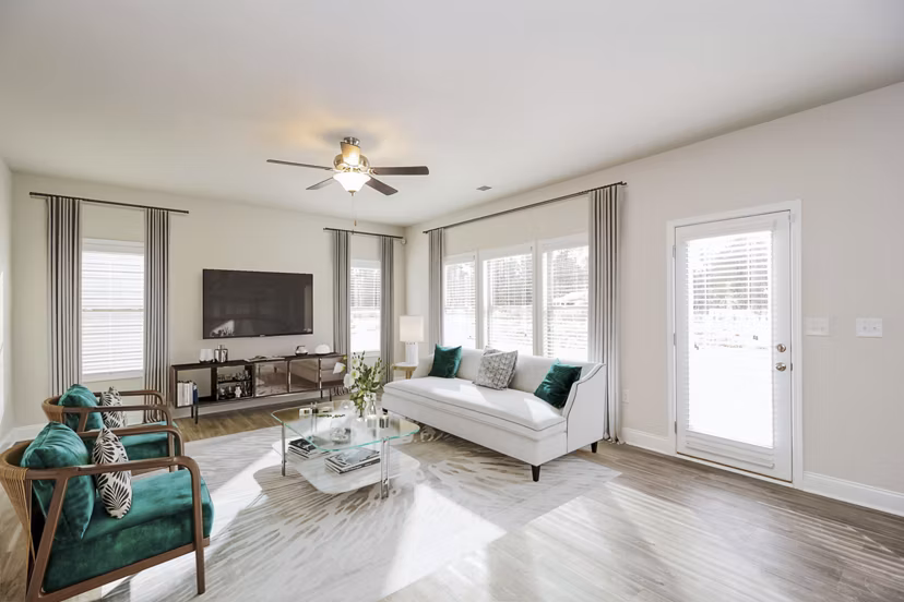 living room at Summerwell Legacy Apartment Homes