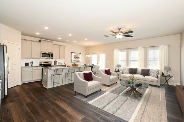 living room at Summerwell Mill Creek Apartment Homes