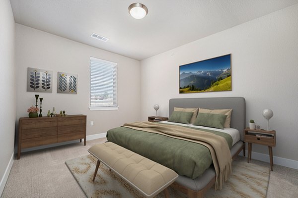 bedroom at West 8th Apartments 