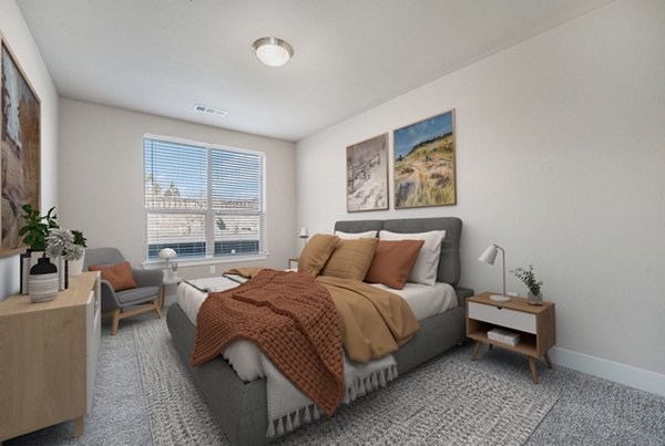 bedroom at West 8th Apartments 