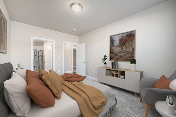 bedroom at West 8th Apartments 