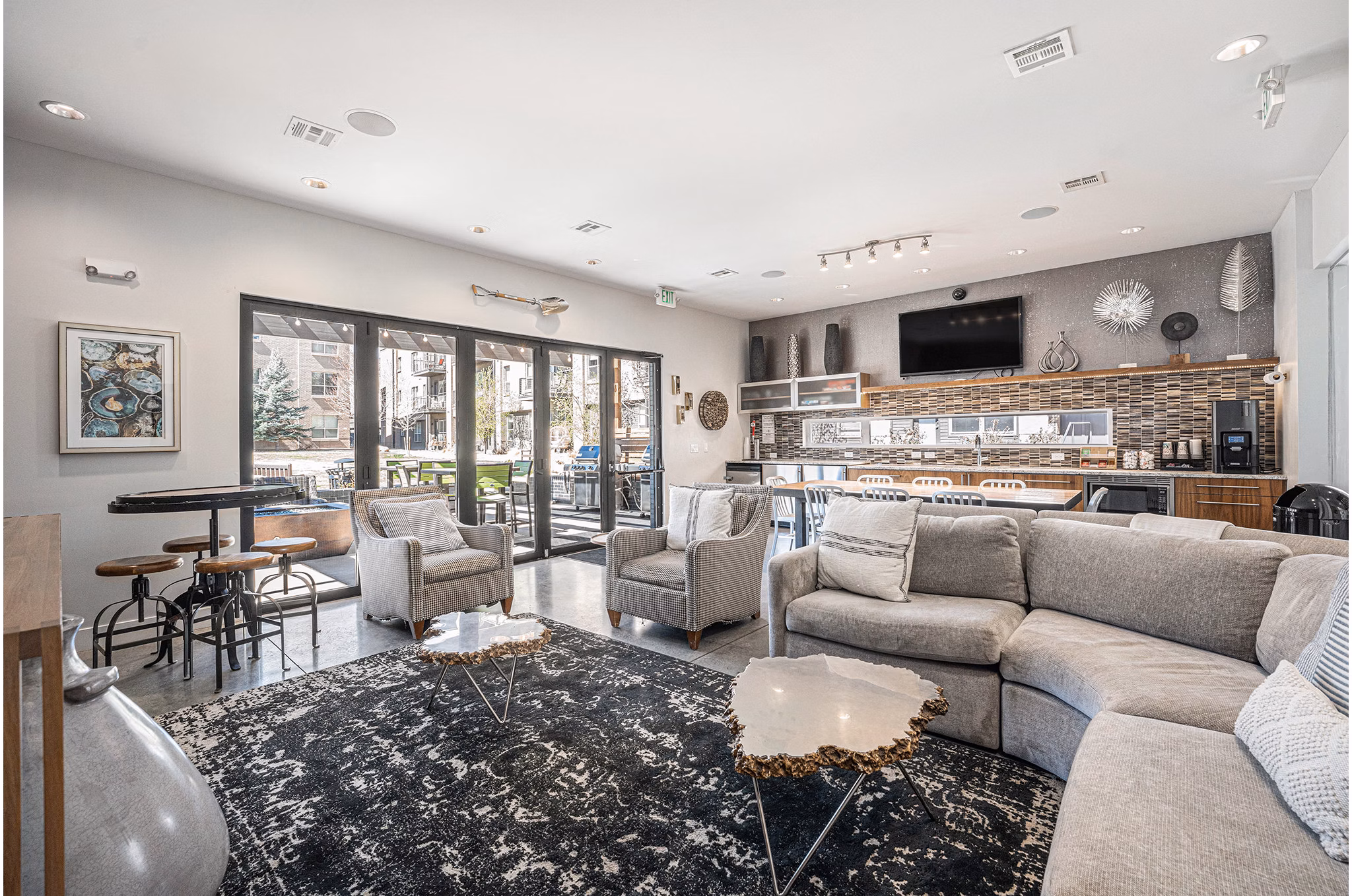 clubhouse at West 8th Apartments 