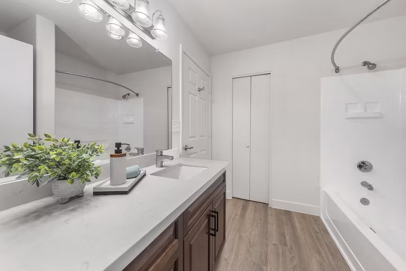 bathroom at The Summit at Flagstaff Apartments 