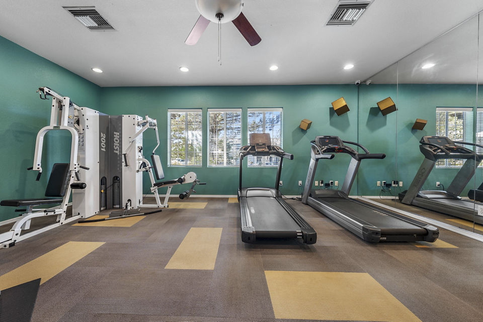 fitness center at The Summit at Flagstaff Apartments 
